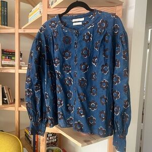 Christy Dawn Indigo Daisy Jaclyn Top